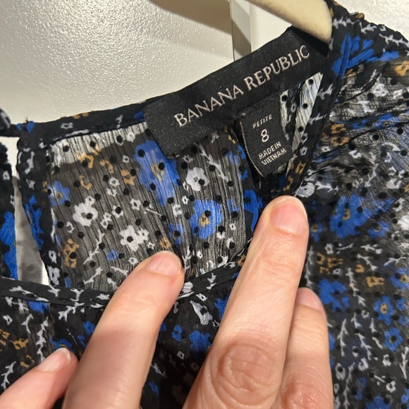 Blue Floral Dress - Picture 4 of 4